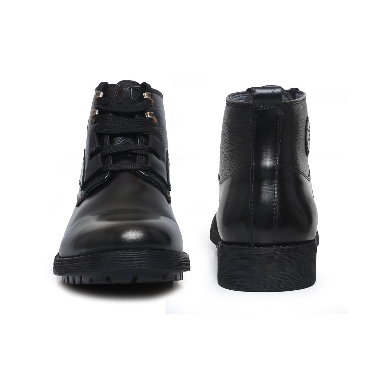 Men's Leather Ankle Boots – Burnished S-3581 | Zoom Shoes