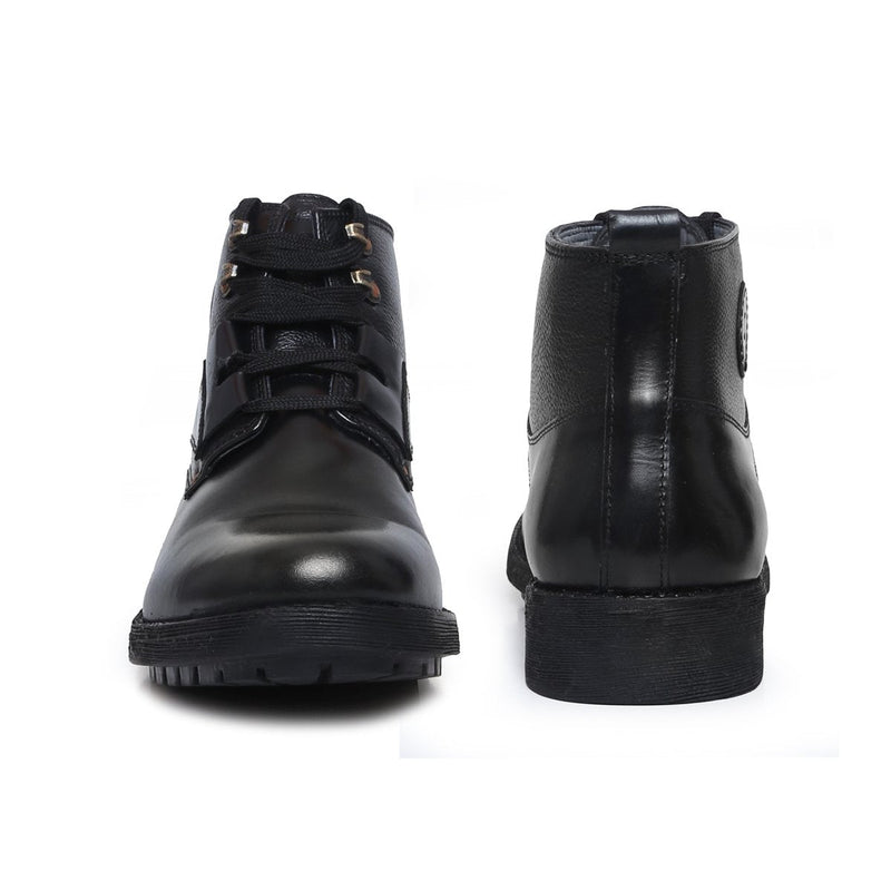 Men's Leather Ankle Boots – Burnished S-3581 | Zoom Shoes
