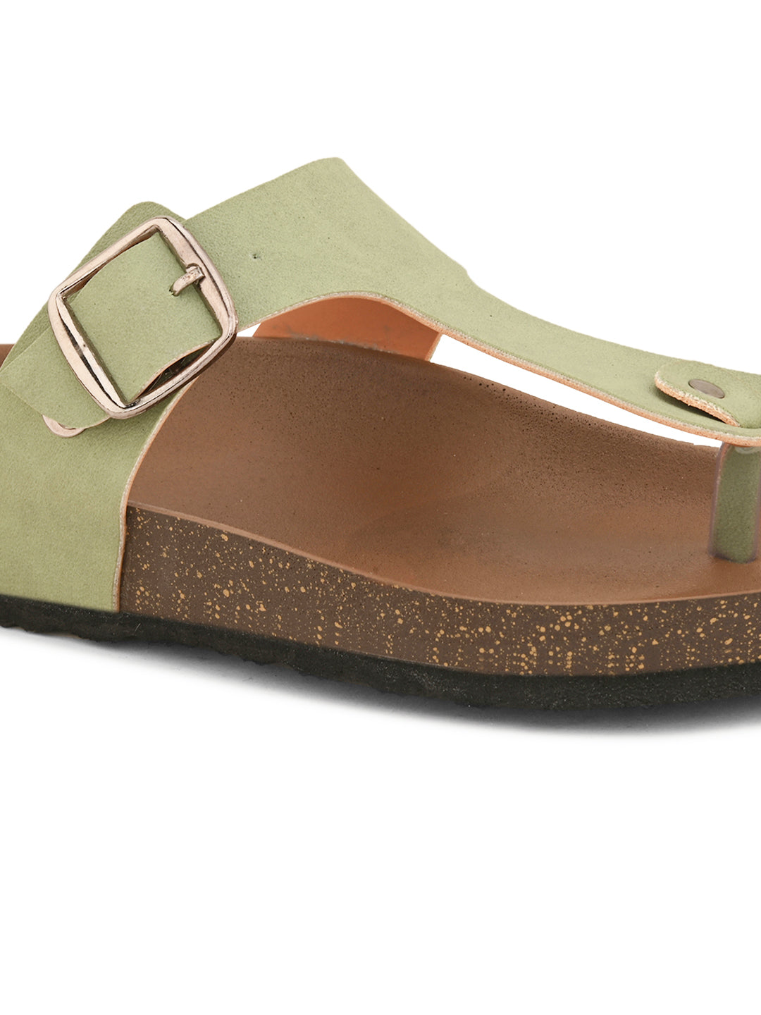 Women Synthetic Open Toe Flats-2