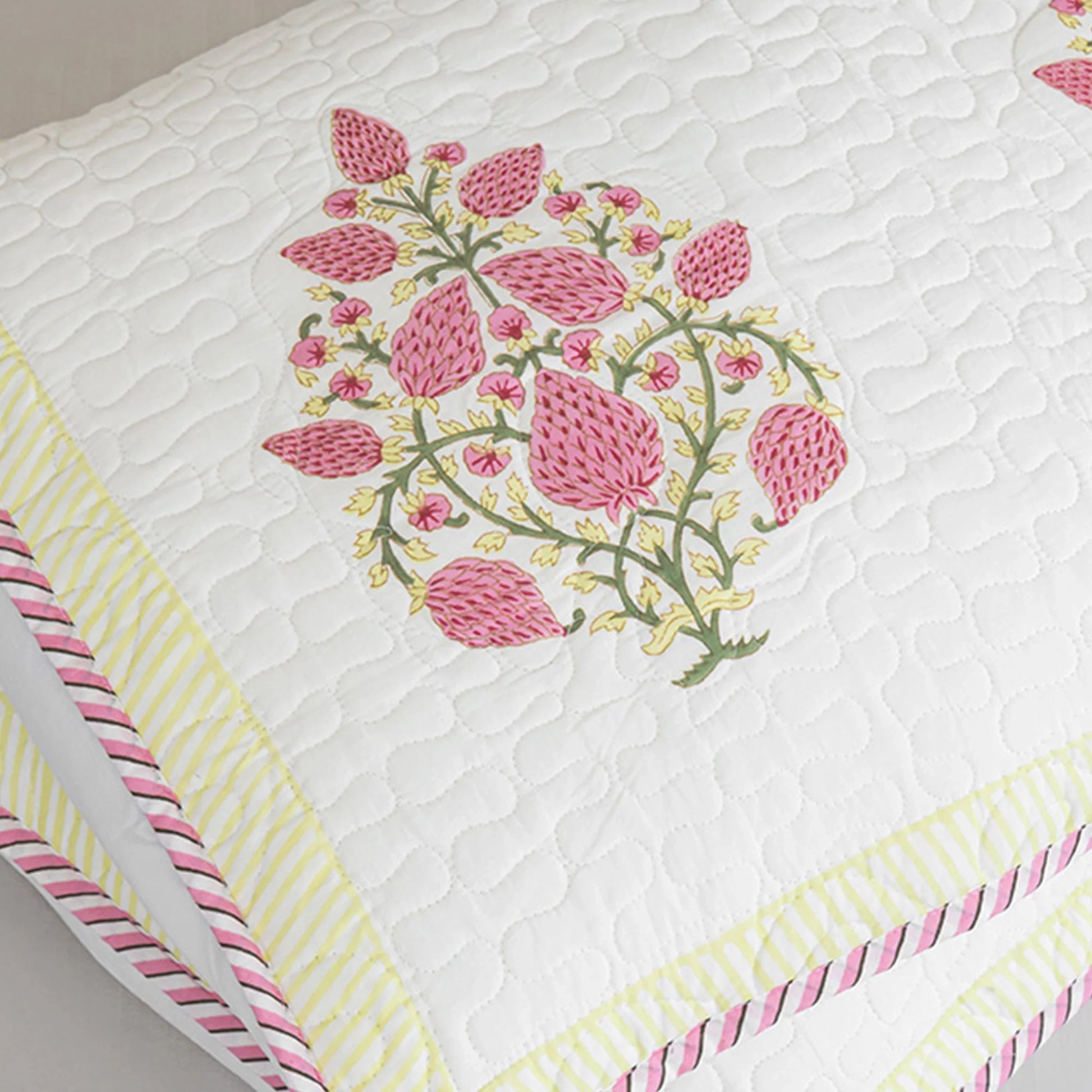 Pink Buta Quilted Pillow Covers-5