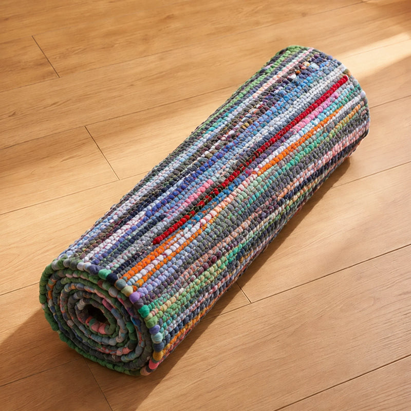 Earthology Harmony - Recycled Runner Rug (Multi-Green)-5