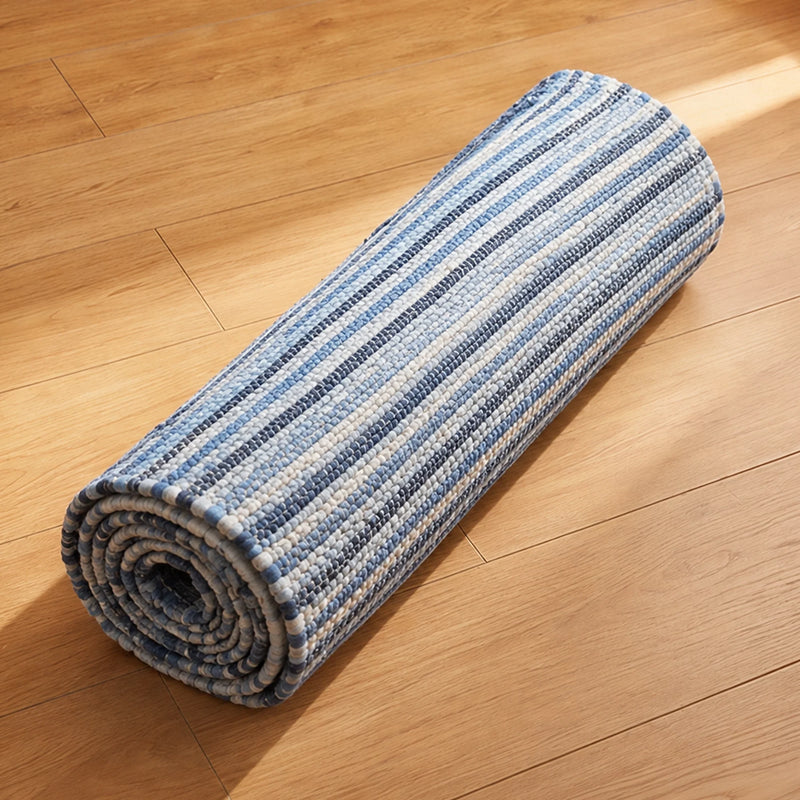 Earthology Soothe - Recycled Runner Rug (Denim Blue)-5