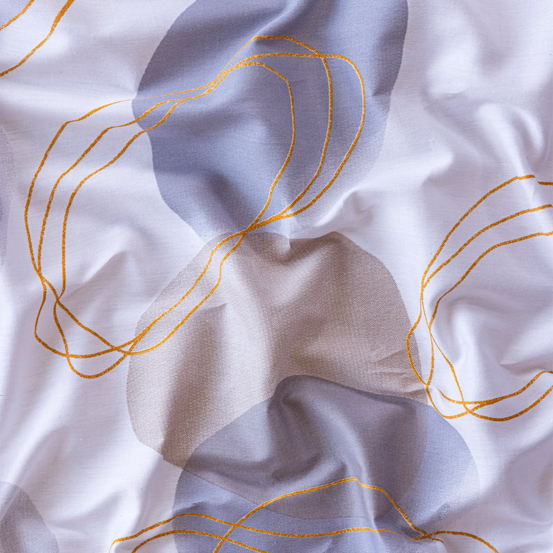 Imprimer Spheres of Serenity - Printed Bedsheet (Multicolor)-6