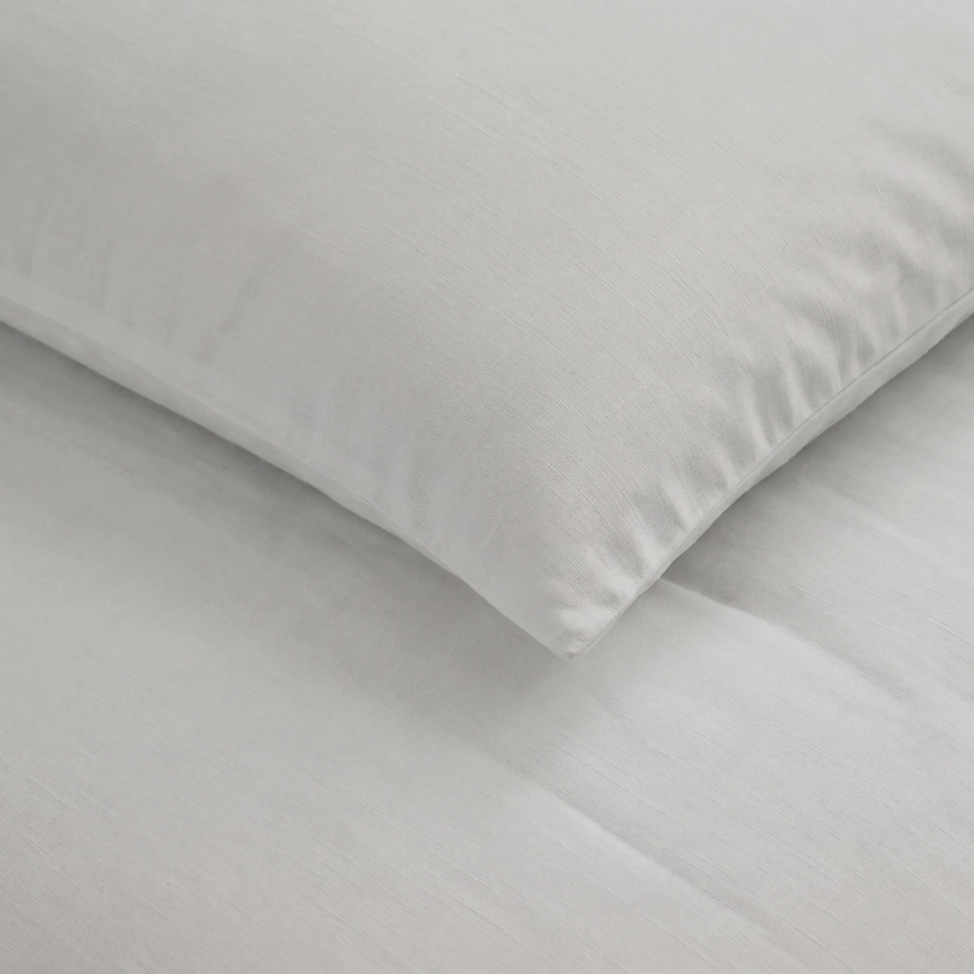 Fort Mellow - Solid Duvet Cover (Light Grey)-5
