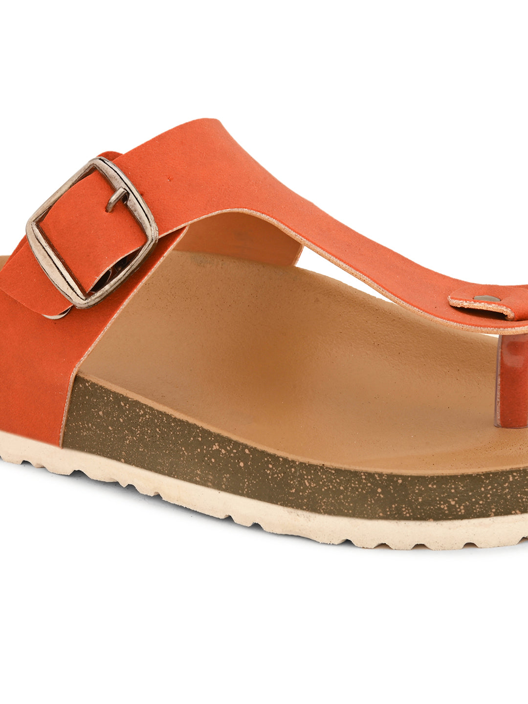 Women Synthetic Open Toe Flats-8