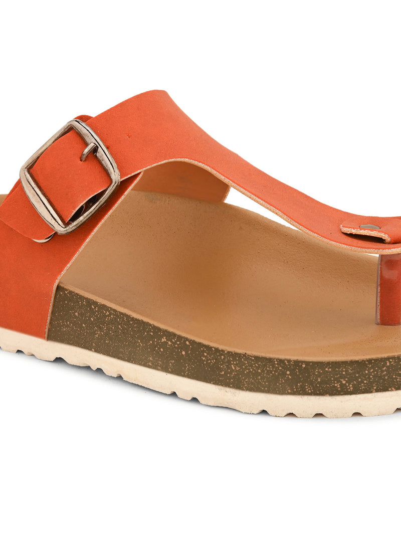 Women Synthetic Open Toe Flats-8