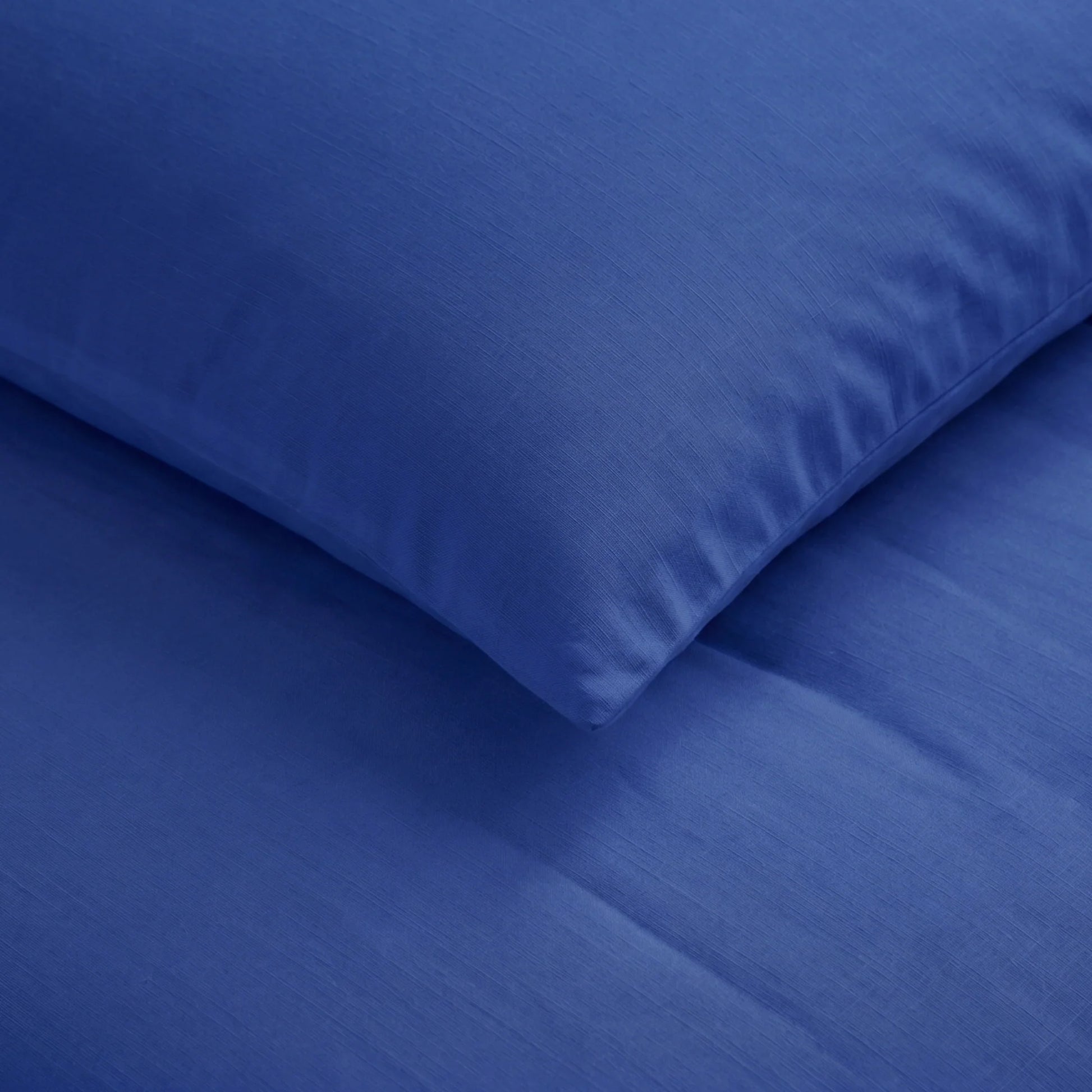 Fort Mellow - Solid Duvet Cover (Navy Blue)-5