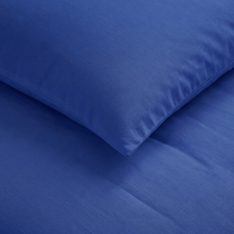 Fort Mellow - Solid Duvet Cover (Navy Blue)-5