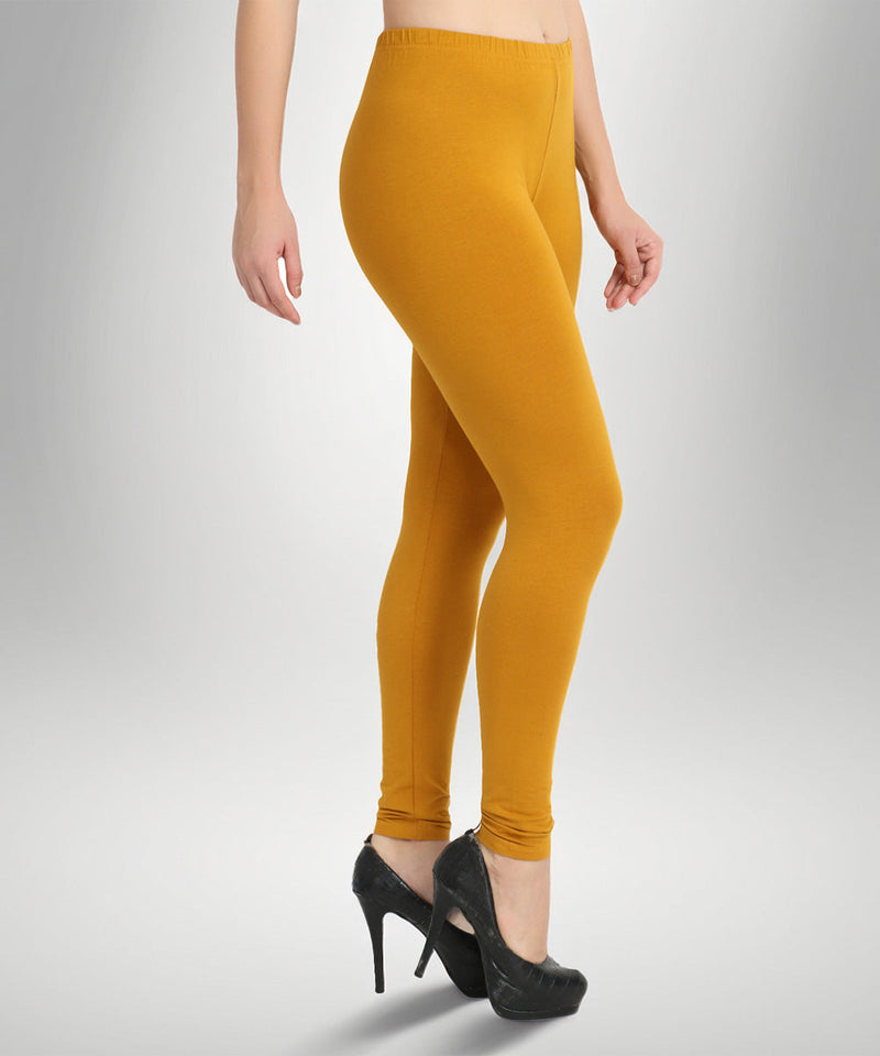 Naturefab Women's Organic Bamboo Legging Mustard-3