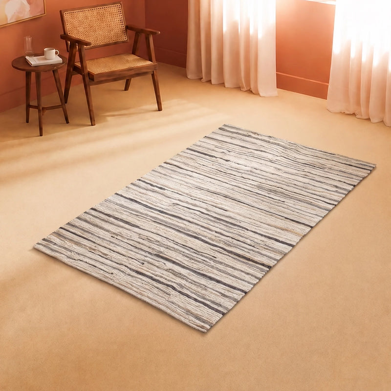 Earthology Harmony - Recycled Rug (Beige)-5
