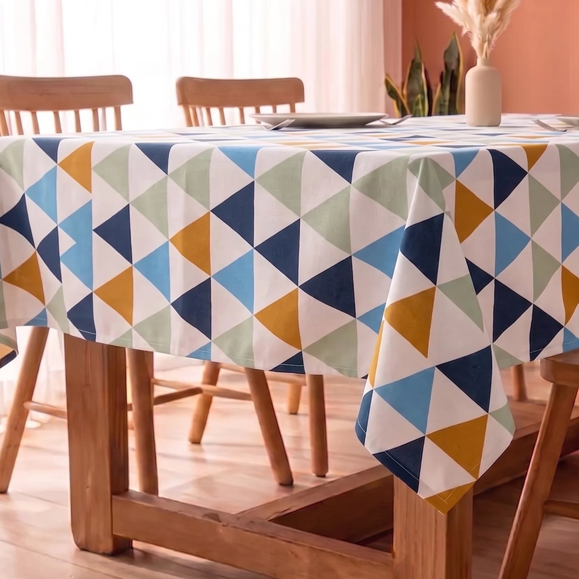 Imprimer Diamond - Printed Table Cover (Multicolor)-5