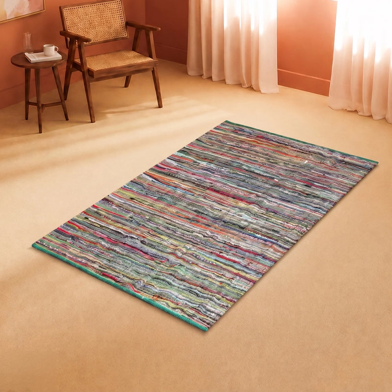 Earthology Harmony - Recycled Rug (Green)-5