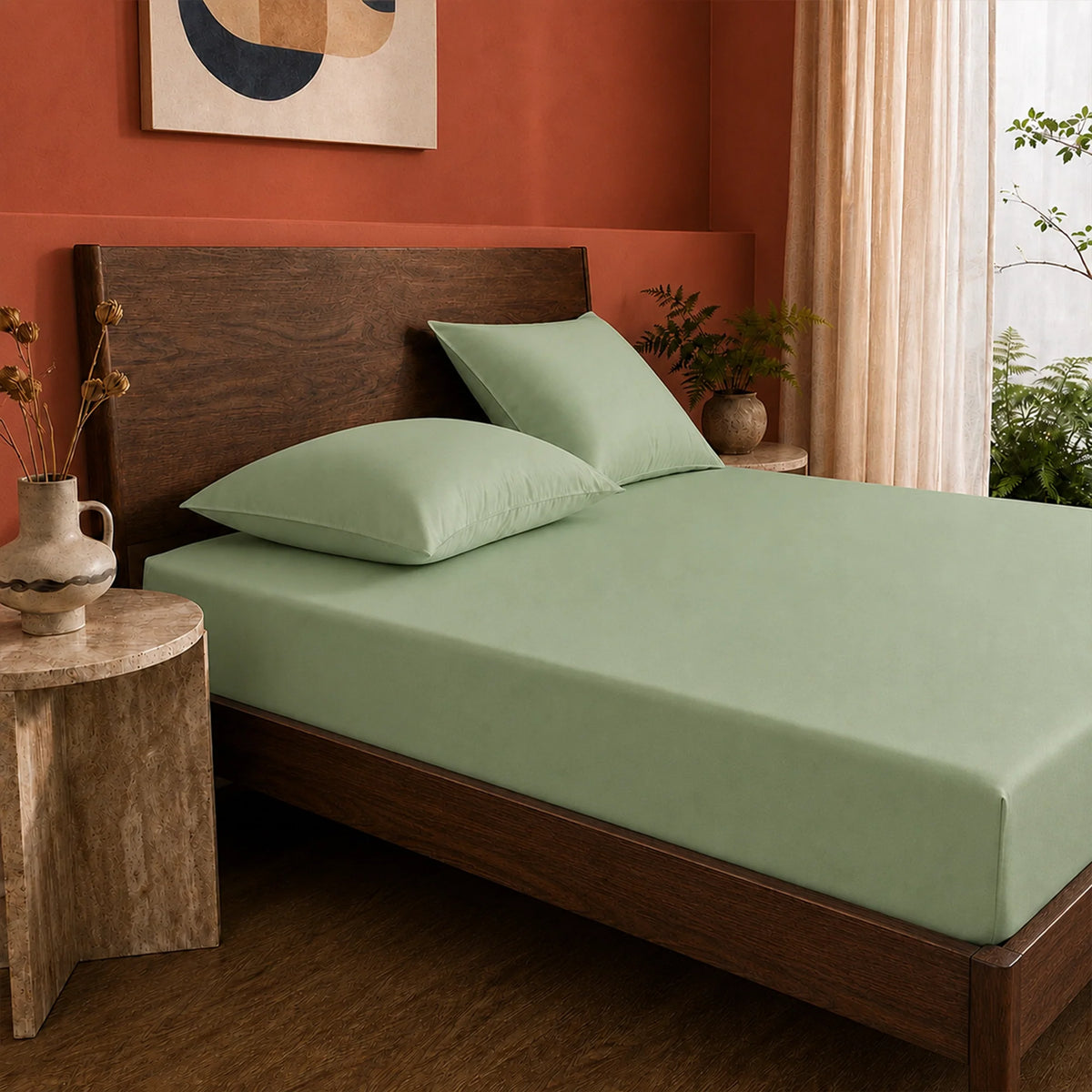 Organic Bamboo Fitted Sheet – Soft, Cool & Breathable-5