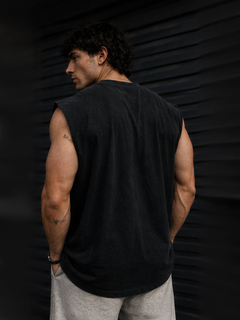 Black - T104 - Don't Be Skinny - Tank Top