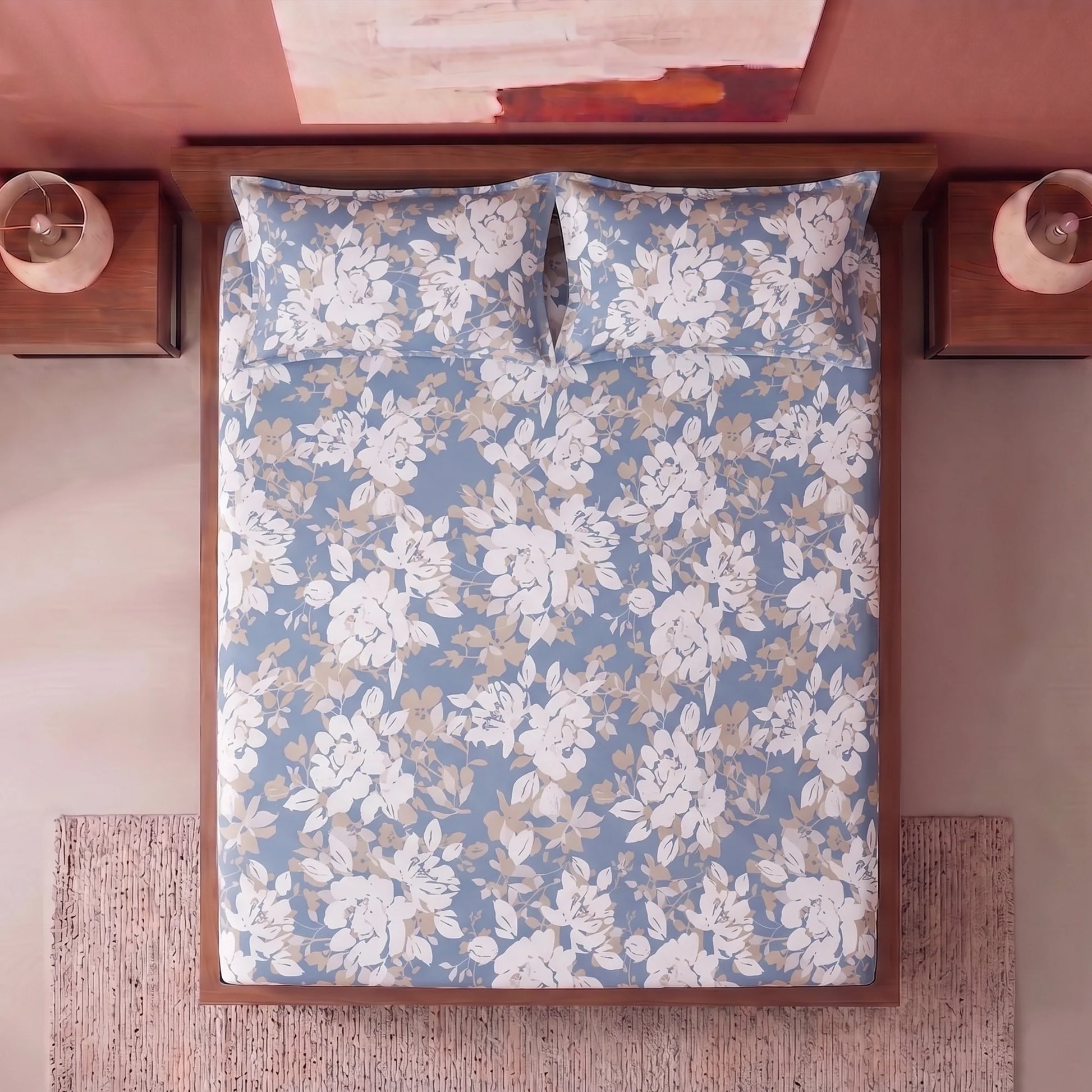 Imprimer Blossom Haze - Fitted Sheet-5