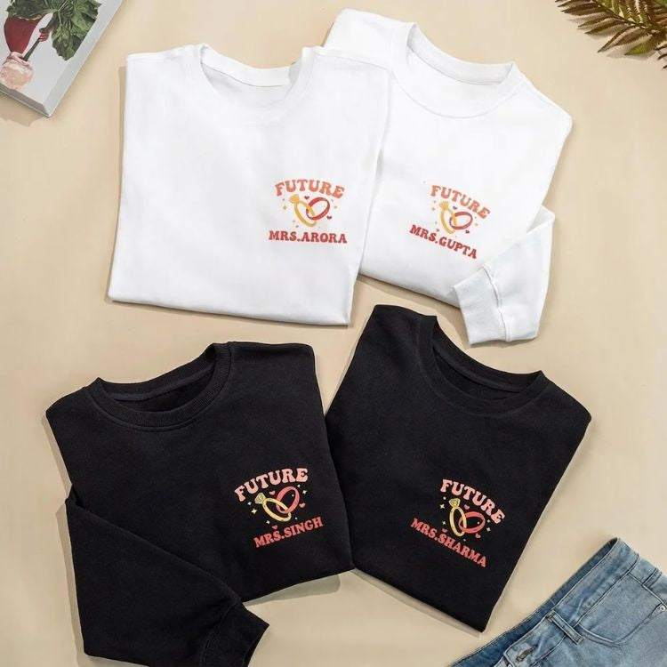 In My Engaged Era 💍 | Custom Future Mrs. T-Shirt-3