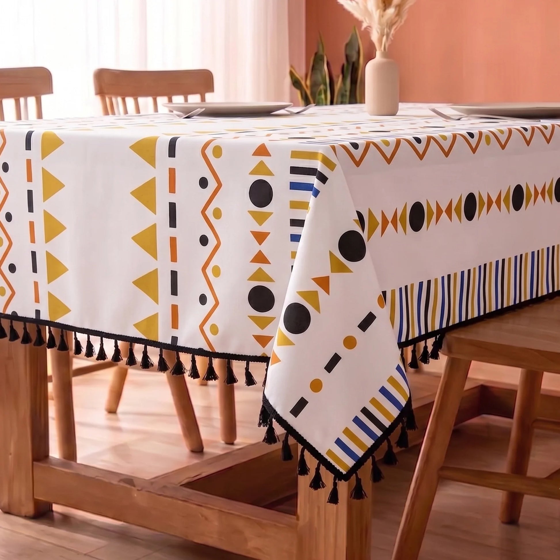 Imprimer Handpicked Santo - Table Cover (Yellow)-5