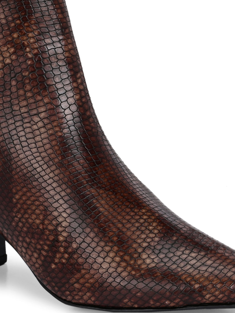 El Paso Women Faux Leather Casual Chelsea Boots-12