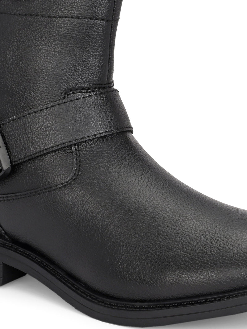 El Paso Women Faux Leather Casual Chelsea Boots-3