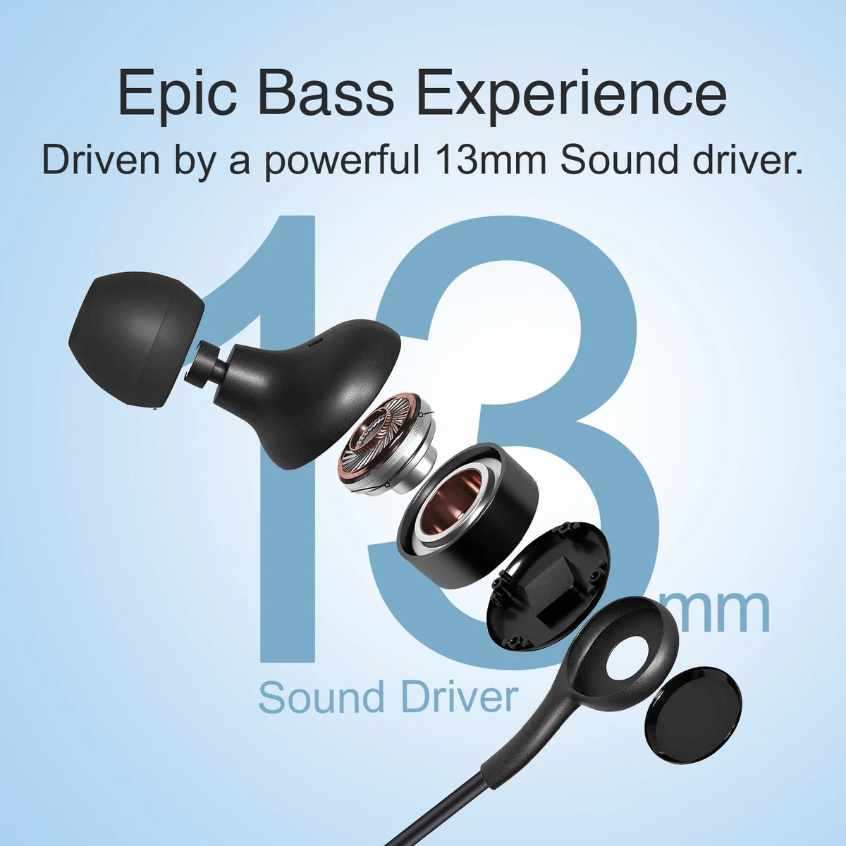 Hammer Nova 5 Type C earphone with In-Line Mic and Controls (Black)-5
