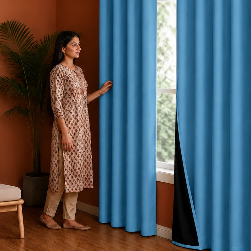 Fort Essential - Black Backing Blackout Curtain-5