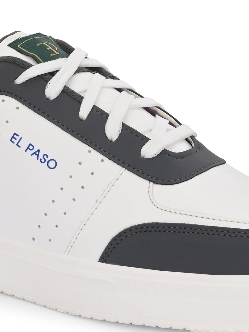 Men Colourblocked Round Toe Lightweight Sneakers-2