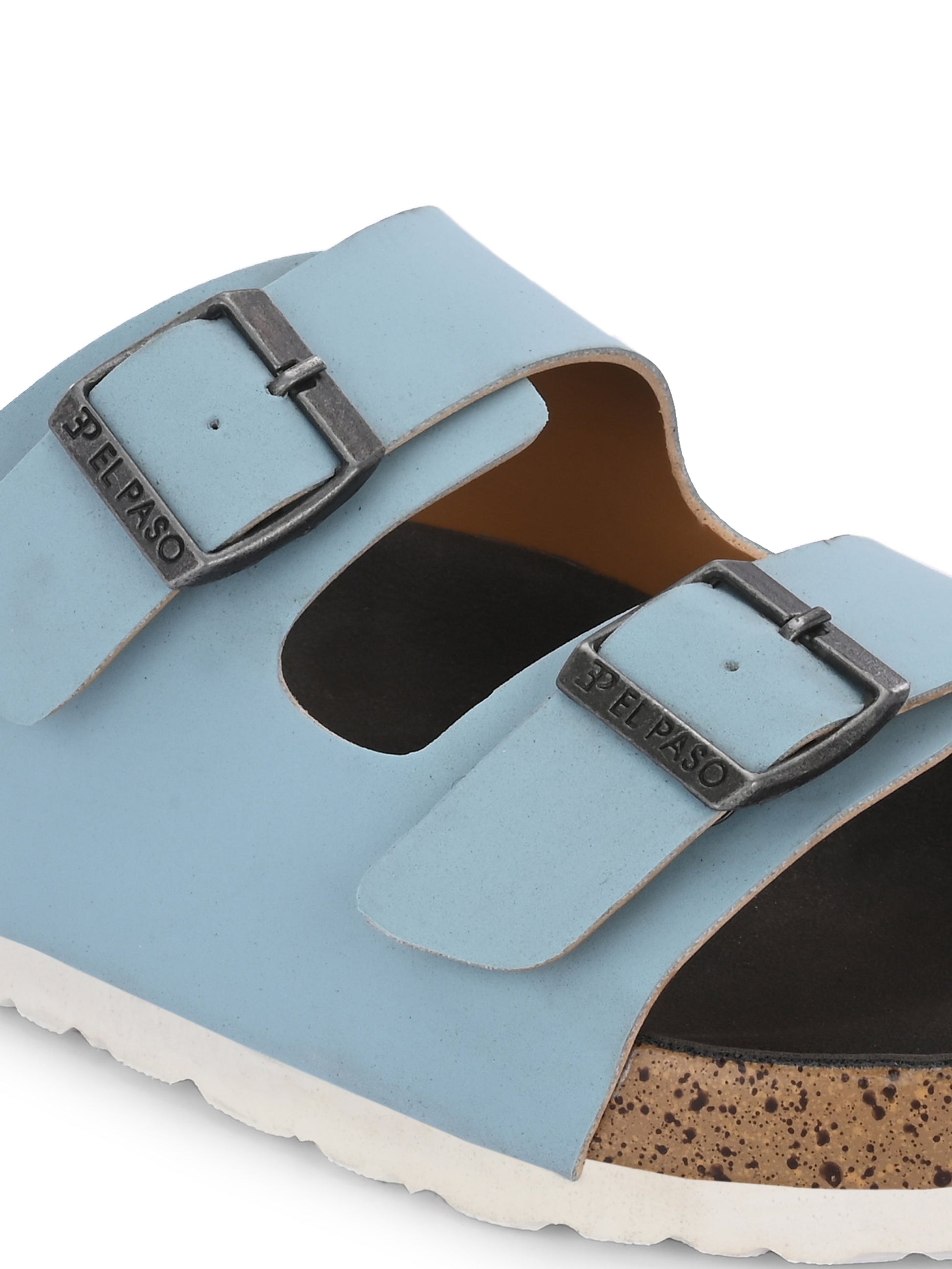 Luxurious Camel Leather Double-Strap Sandal For Women-56