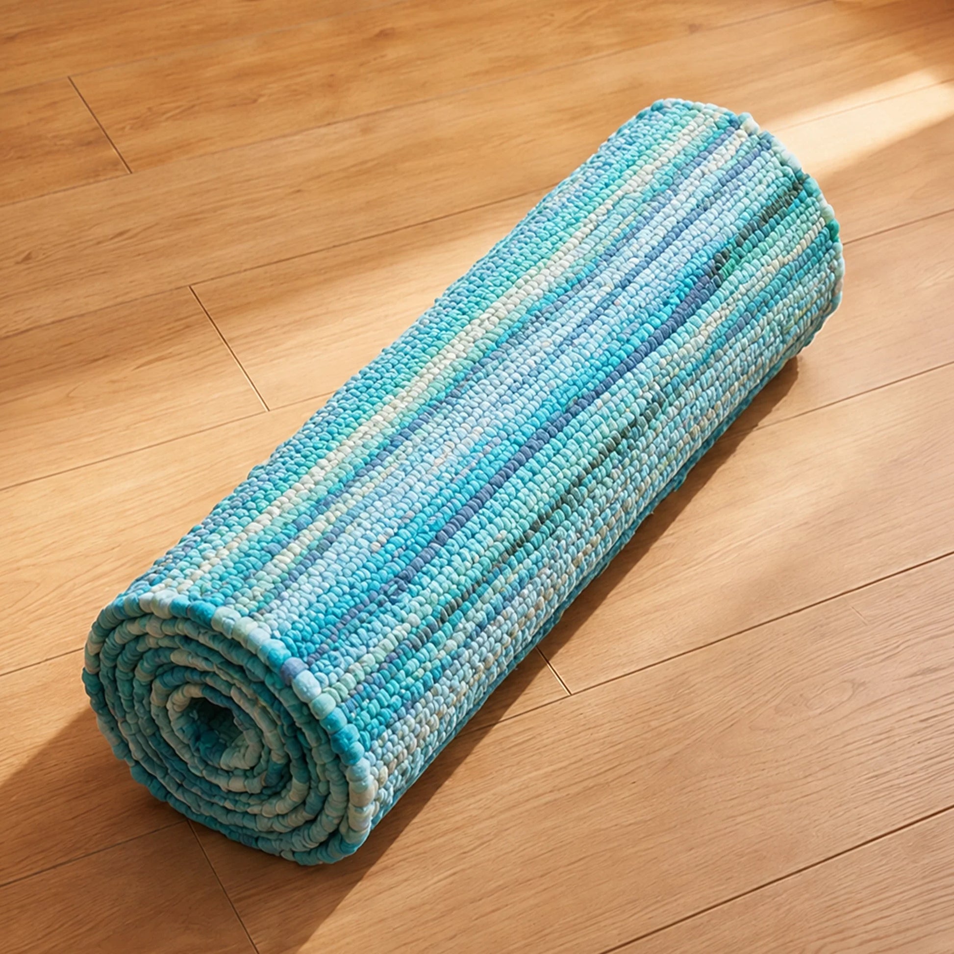 Earthology Harmony - Recycled Runner Rug (Turquoise)-5