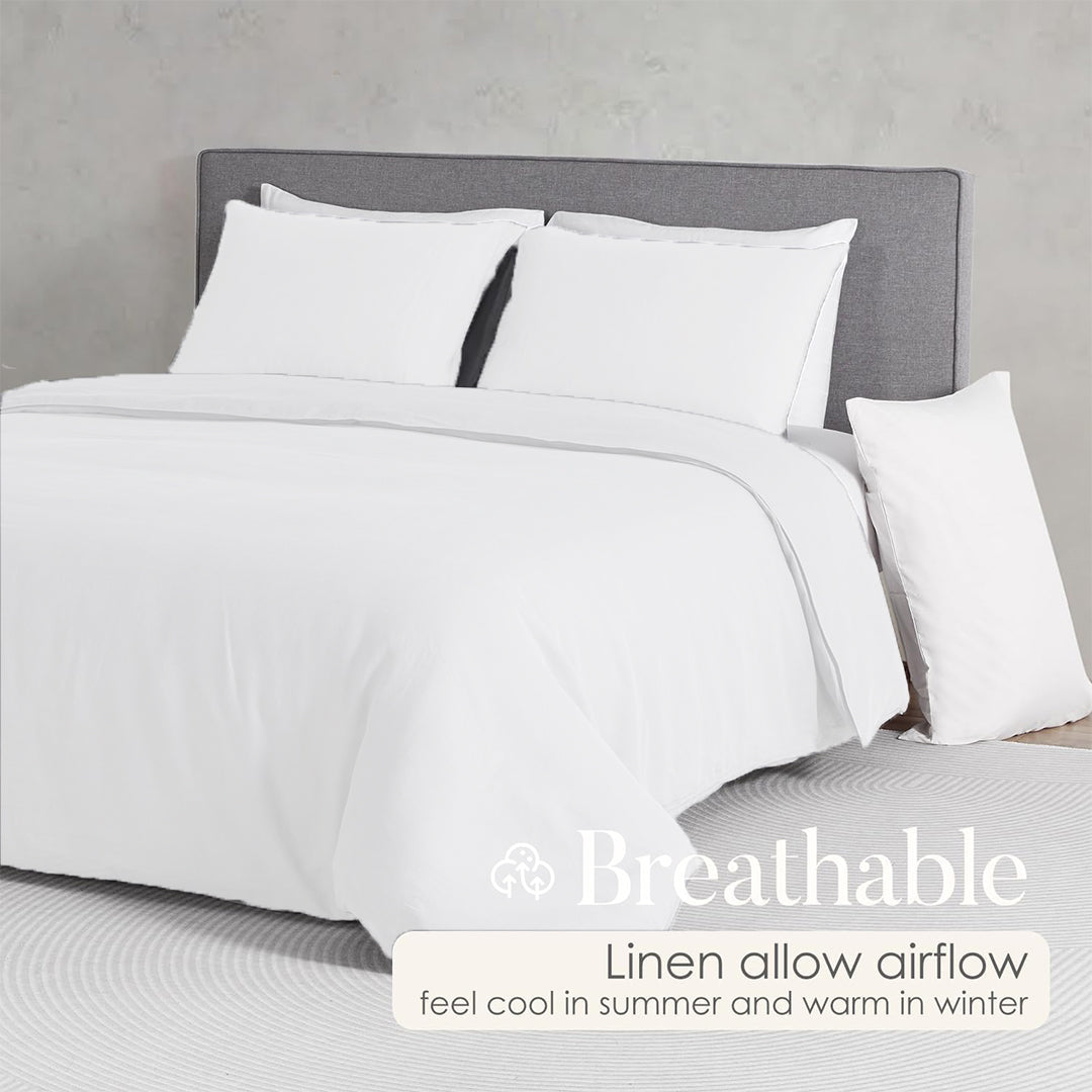 Fort Mellow - Solid Duvet Cover (White)
