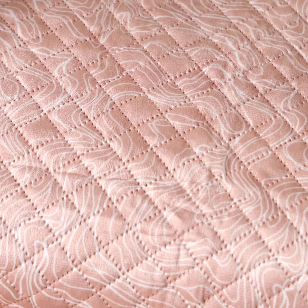 Opaline Drift - Printed Sofa Cover (Pink)-5