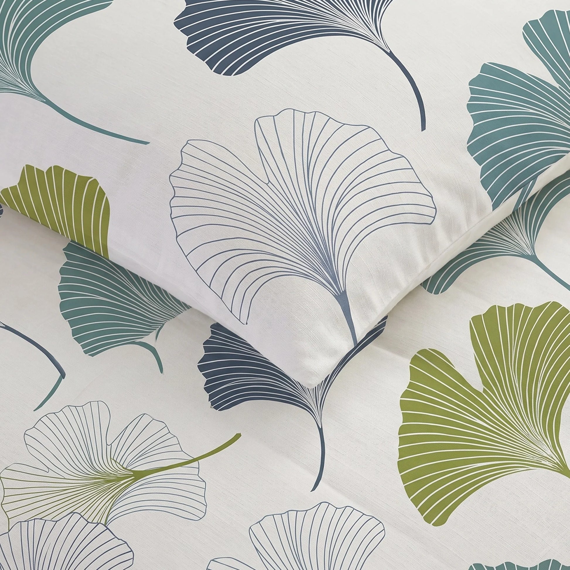Imprimer Ginkyo - Printed Duvet Cover (Blue & Green)-5
