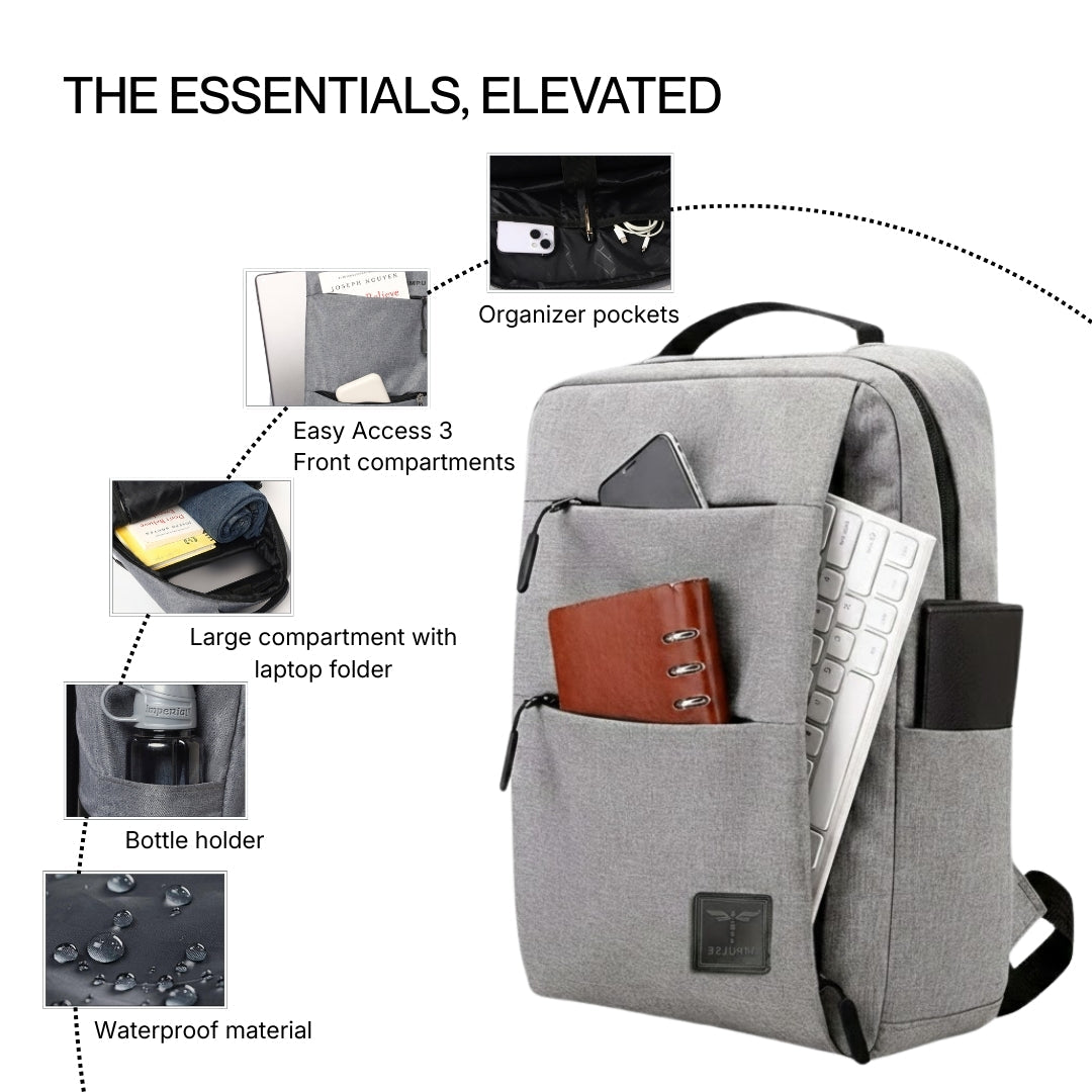 Empower grey backpack-5