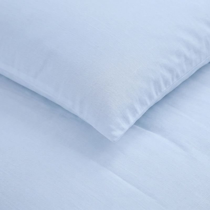 Fort Mellow - Solid Duvet Cover (Light Blue)-5