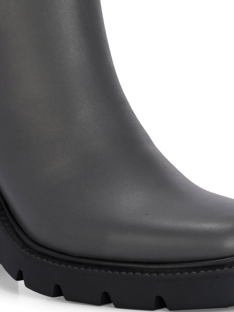 EL PASO Women Faux Leather Casual Chelsea Boots-44