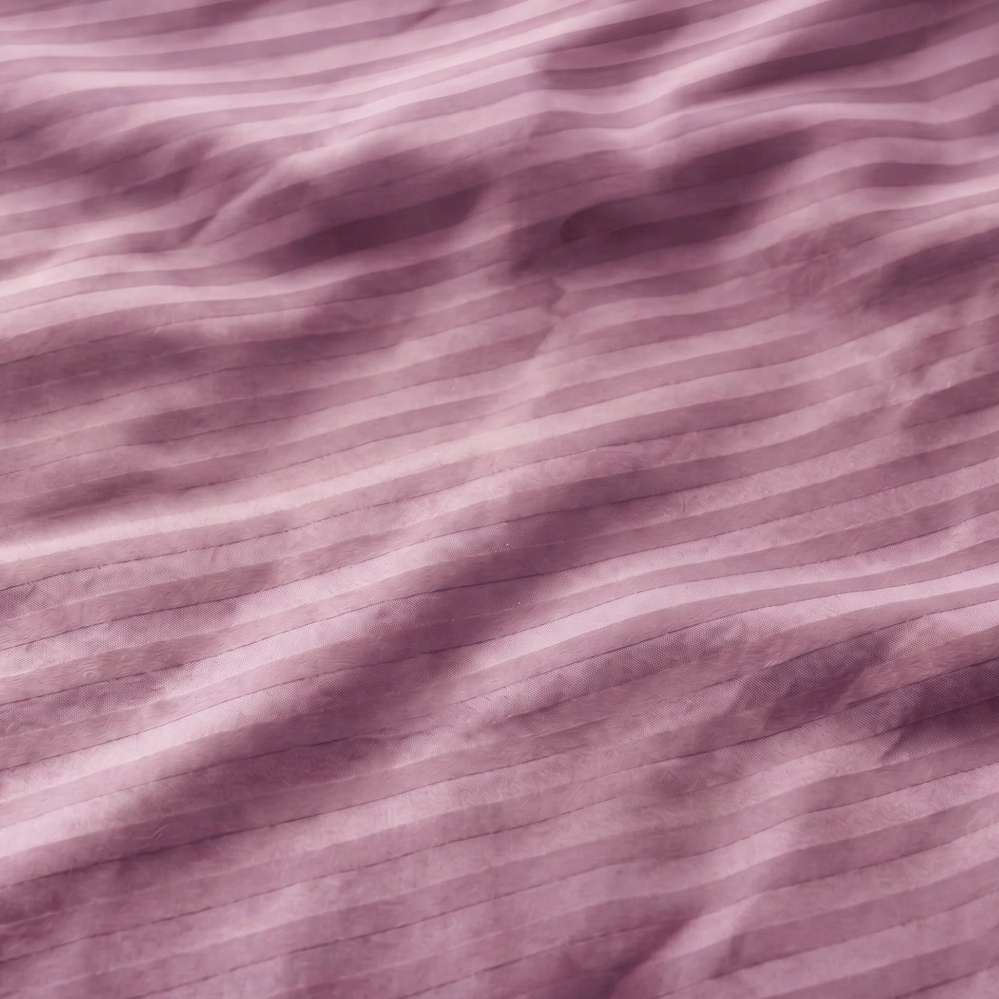 Breton Doze - Satin Stripe Reversible Dohar Blanket (Baby Pink)-5