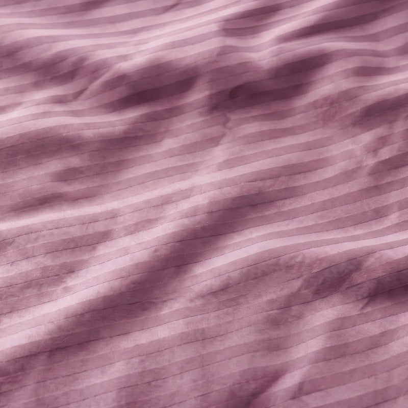 Breton Doze - Satin Stripe Reversible Dohar Blanket (Baby Pink)-5