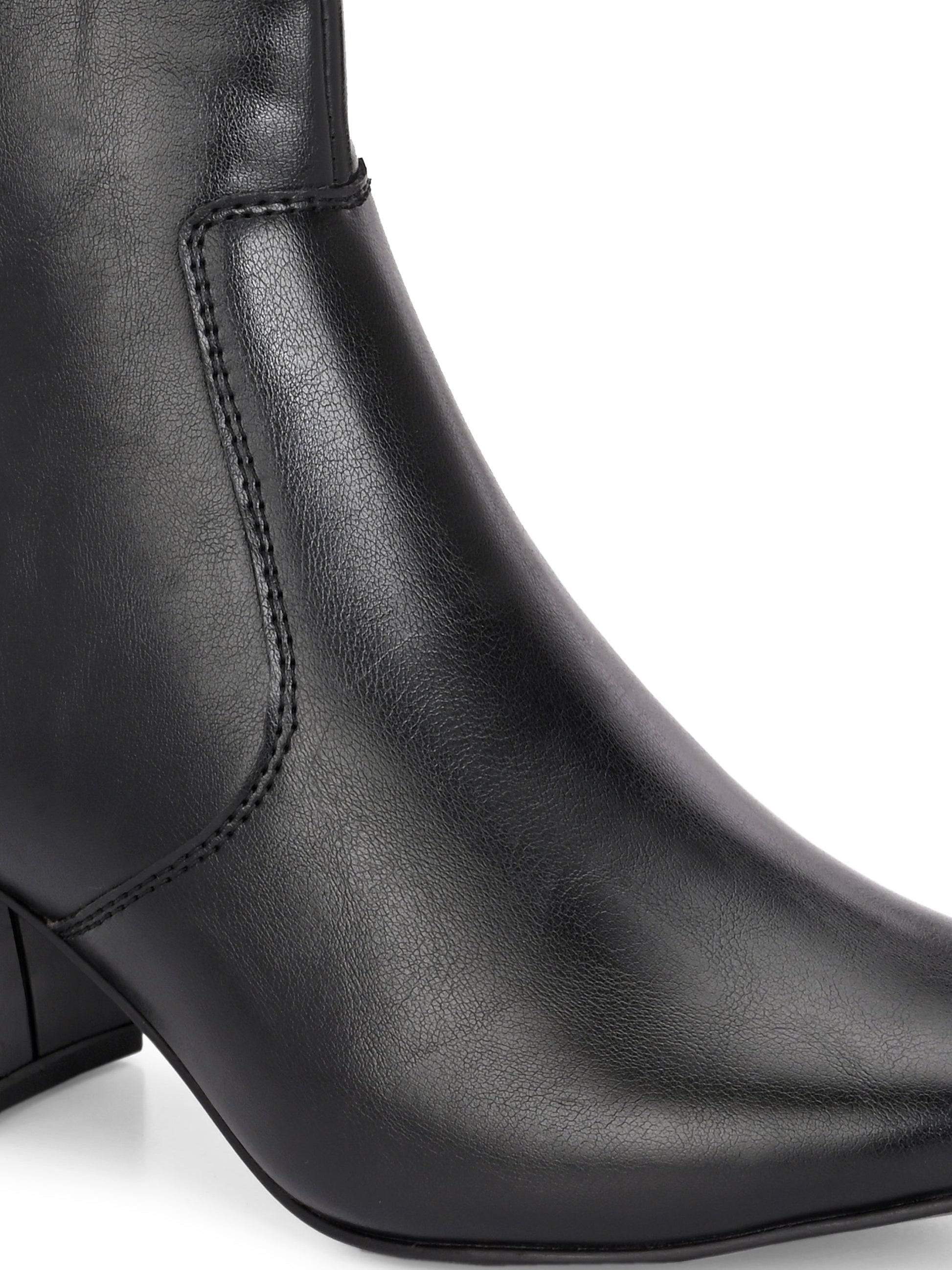 El Paso Women Faux Leather Casual Chelsea Boots-3