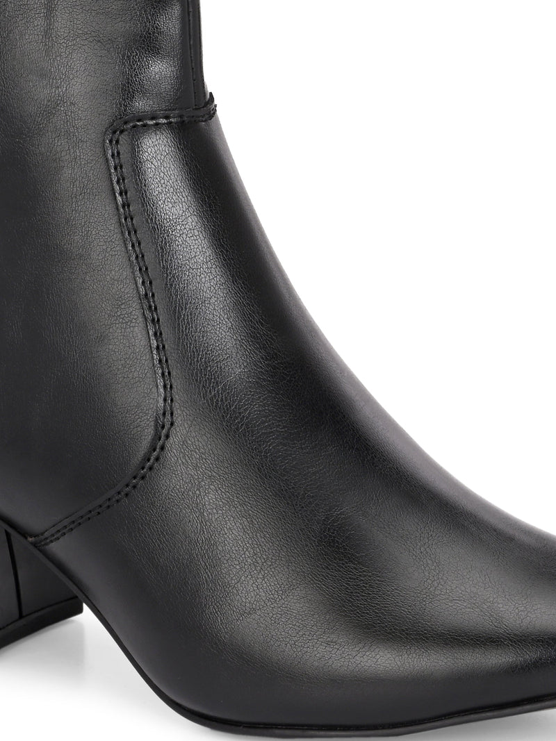 El Paso Women Faux Leather Casual Chelsea Boots-3