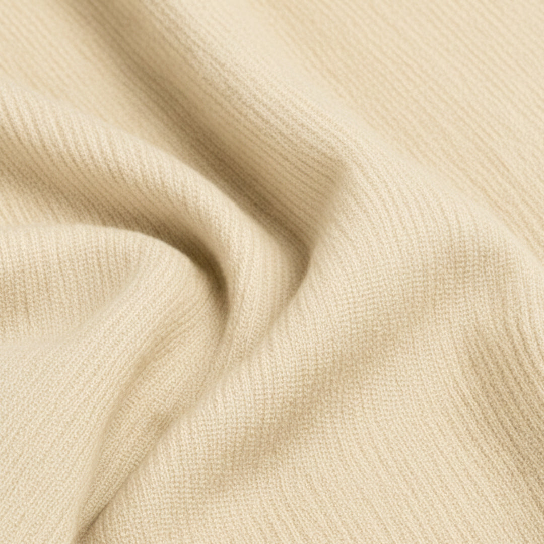 Chenille Solid Beige Sofa Cover-10