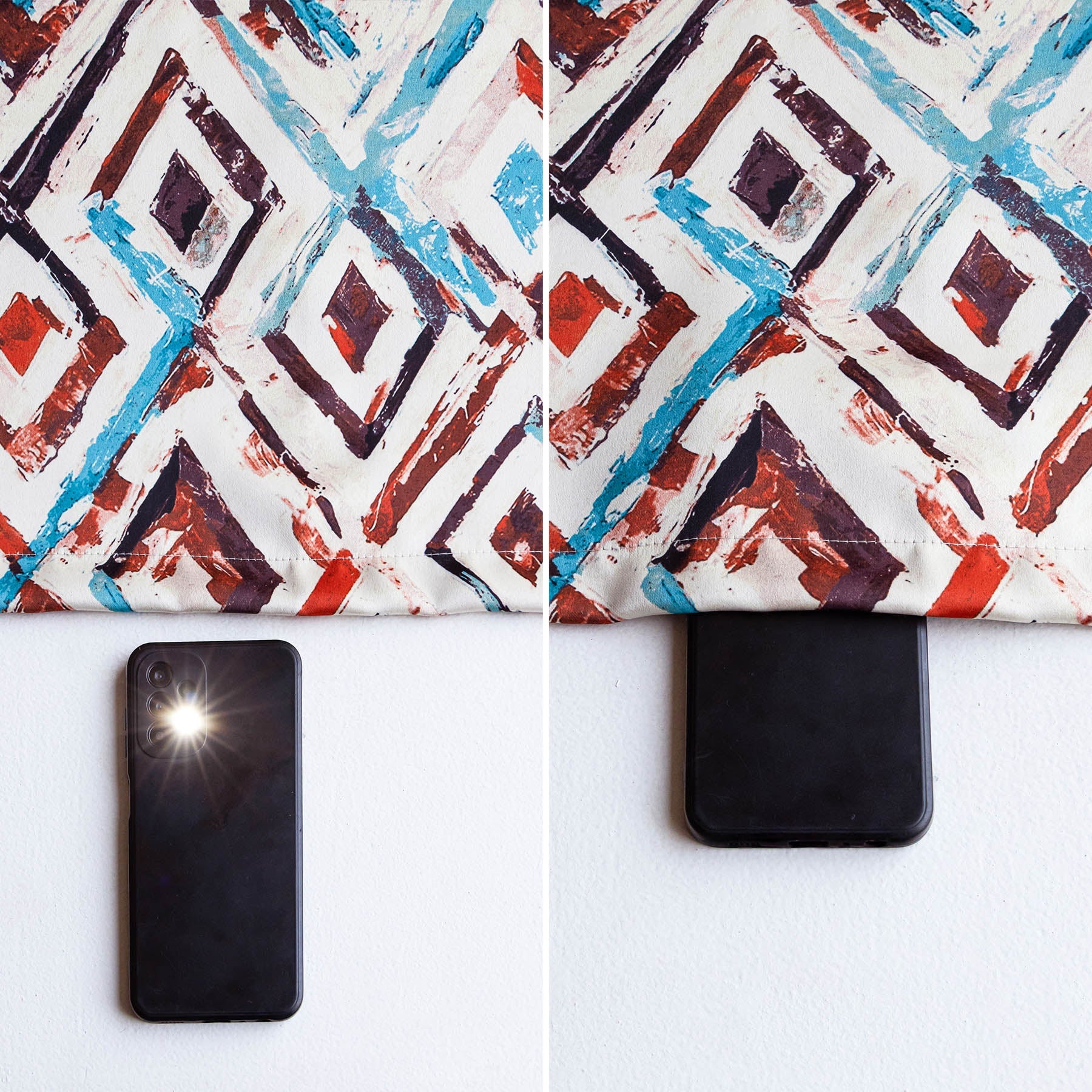 Multicolor Blackout Curtain Polyester