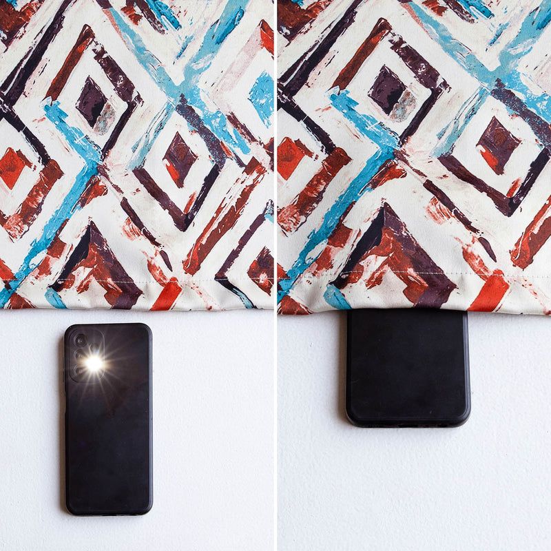 Multicolor Blackout Curtain Polyester