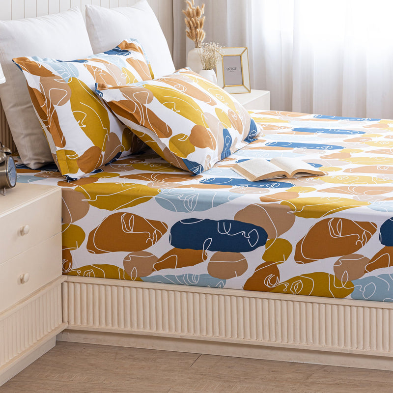 Imprimer Faces of Color - Fitted Sheet-5