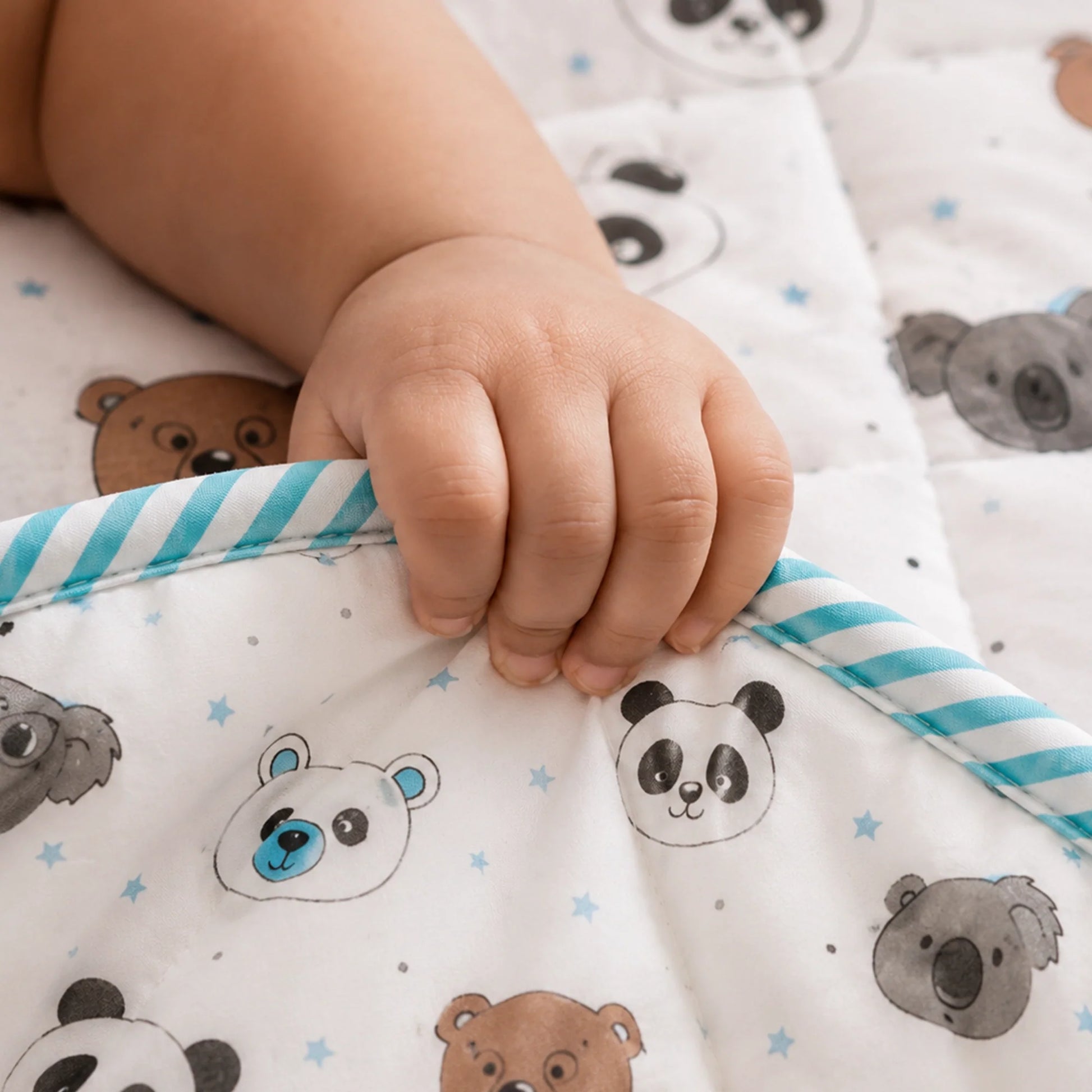 Baby Panda and Friends - Printed Baby Blanket-5