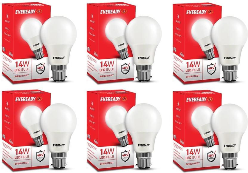 EVEREADY 14 W Basic Round B22 LED Bulb