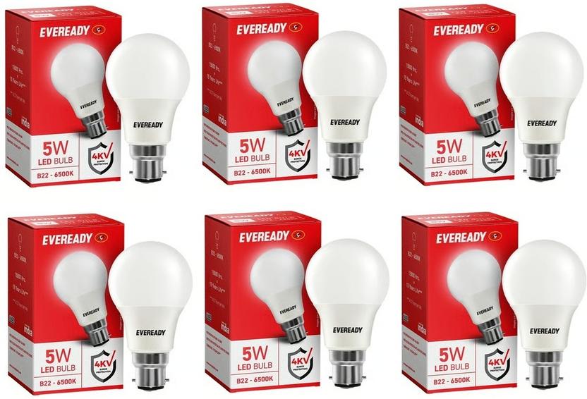 EVEREADY 5 W Basic Standard B22 LED Bulb