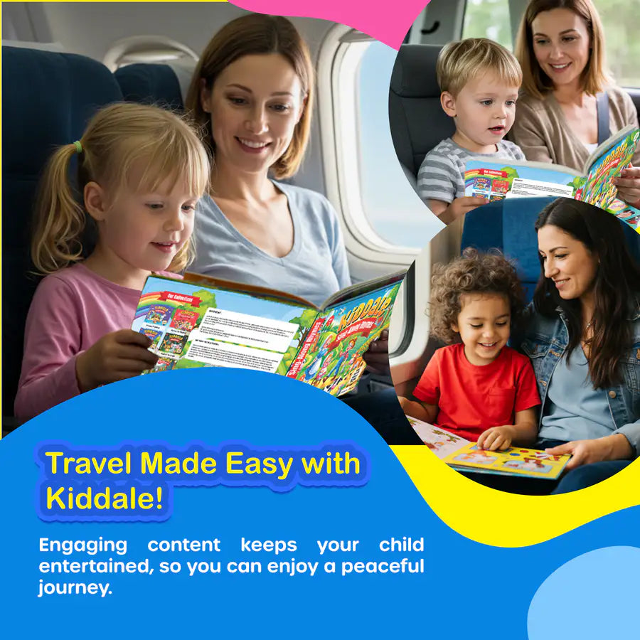 Kiddale Touch & Play Nursery Rhymes Sound Book ✨ | 28 Buttons, 10 Beloved Rhymes like Wheels on the Bus & ABC Song
