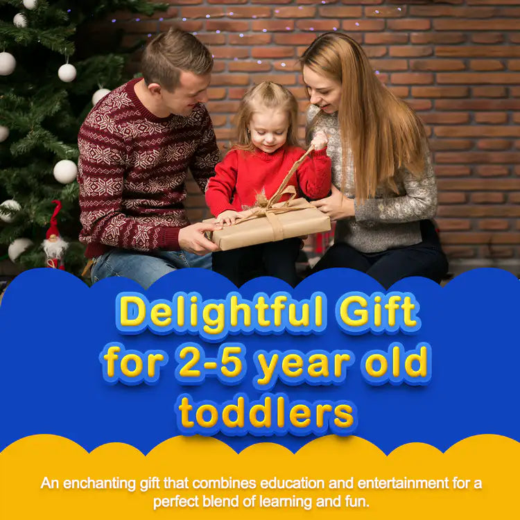 Kiddale Touch & Talk Sound Book — ABC, 123, Rhymes & Stories in One Interactive Adventure (1-4 Yrs)