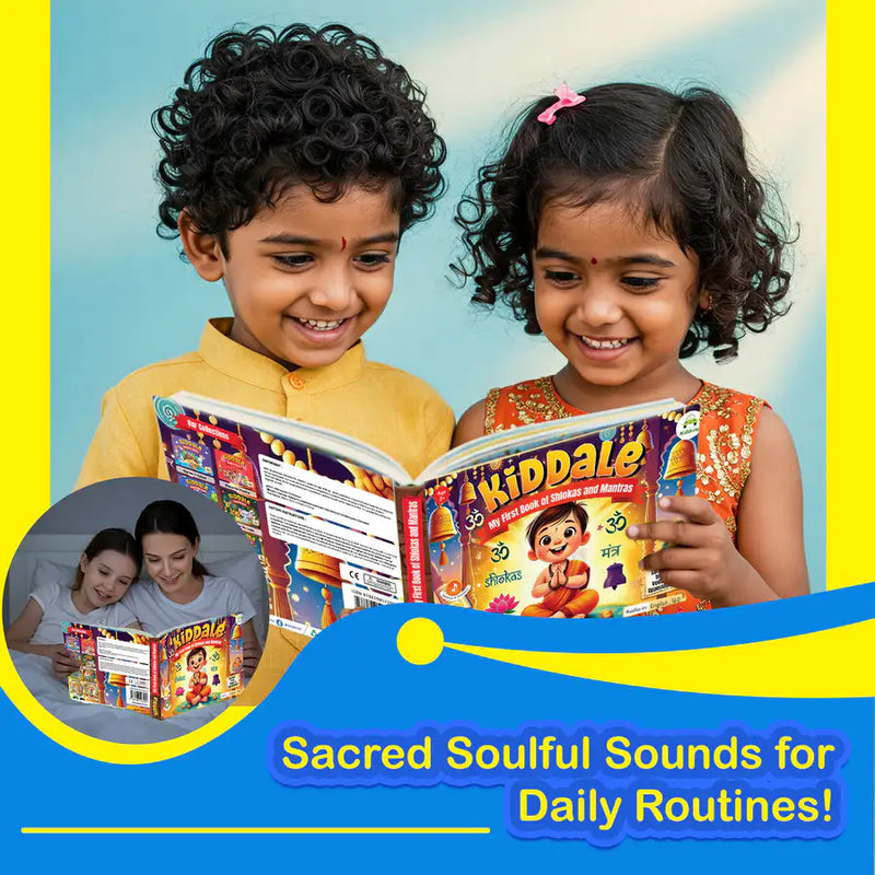 Kiddale's My First Audio Book of Shlokas & Mantras| Introduce Hindu Gods, Shlokas, Mantras to Young Kids(3-15 years)