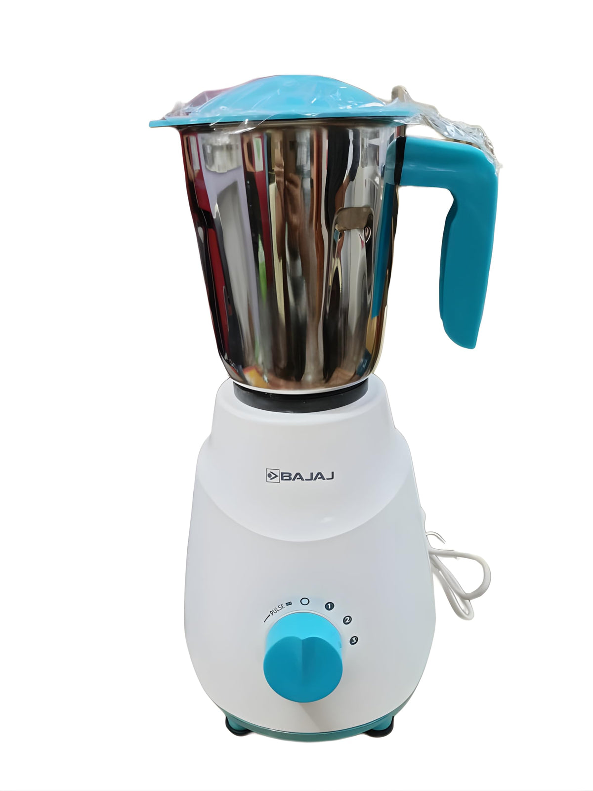 Bajaj Bajaj Alloy Steel Ninja Series Notch 500W Mixer Grinder, Blue, White - image 1