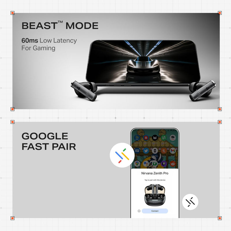 boAt boAt Nirvana Zenith Pro, 50dB Hybrid Adaptive ANC, Spatial Audio, Hi-Res Audio LDAC, 6Mics AI-ENx, 80 Hrs Battery, Bluetooth Earbuds, TWS Ear Buds Wireless Earphones with mic (Velvet Grey) - image 14